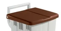 Roots Brown Lid for Derby Bin, 90 L — image 1
