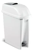Roots Feminine Hygiene Bin, White — image 1