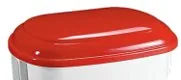 Roots Red Lid for Derby Bin, 30–60 L — image 1