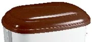 Roots Brown Lid for Derby Bin, 30–60 L — image 1
