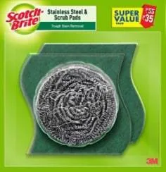 Scotch-Brite Steel Scrub & Pad Combo — image 1