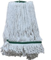 Roots Cotton Mop, 350 g, NC, Loop End, Green Band — image 1