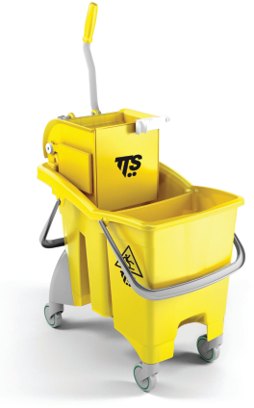 Roots Action Pro Yellow 30 L Bucket with O Key Wringer — image 1
