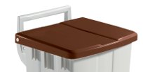 Roots Brown Lid for Derby Bin, 90 L — image 1