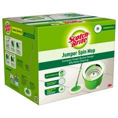 Scotch-Brite Jumper Spin Mop, with Round Refills, 34.5 cm x 34.5 cm x 31.5 cm, 1 ea/Pack — image 1
