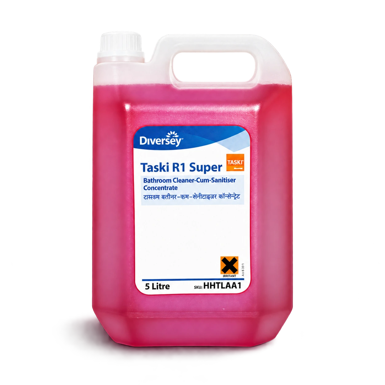 Taski R1 Super - Bathroom Cleaner Cum Sanitiser Concentrate Liquid, 5 L — image 1