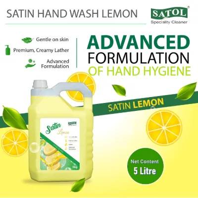 Satol Satin Liquid Handwash, Lemon - 5 Kgs — image 2