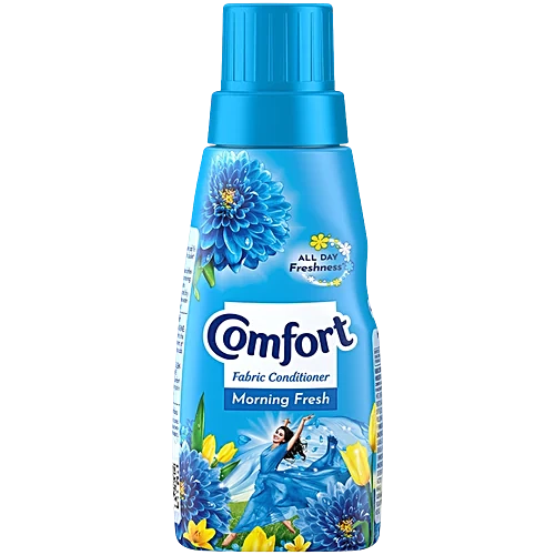 Comfort Fabric Conditioner, Blue ( Morning Flesh ), 210 ml - Bottle — image 1