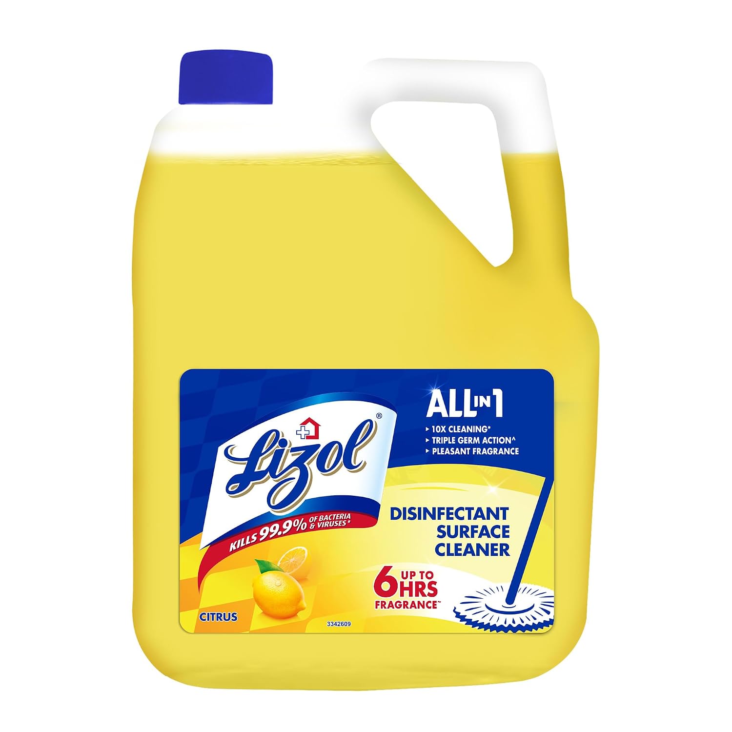 Lizol All In 1 Disinfectant Surface & Floor Cleaner, 5 L — image 3