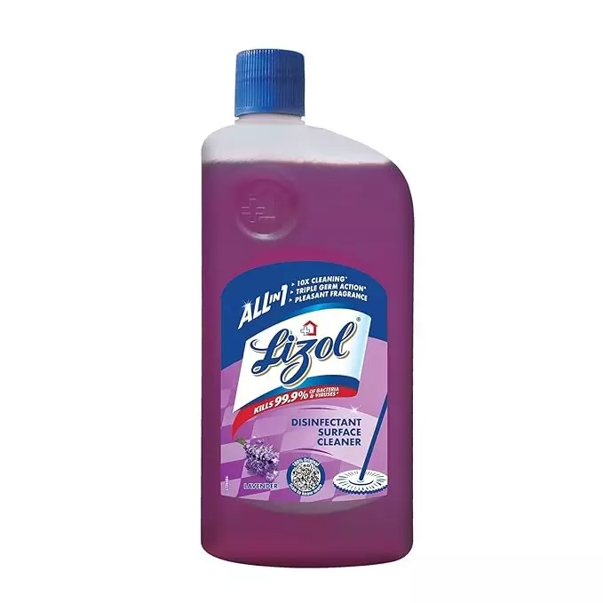 Lizol Disinfectant Surface & Floor Cleaner Liquid,, Lavender - Purple - 975 ml — image 1