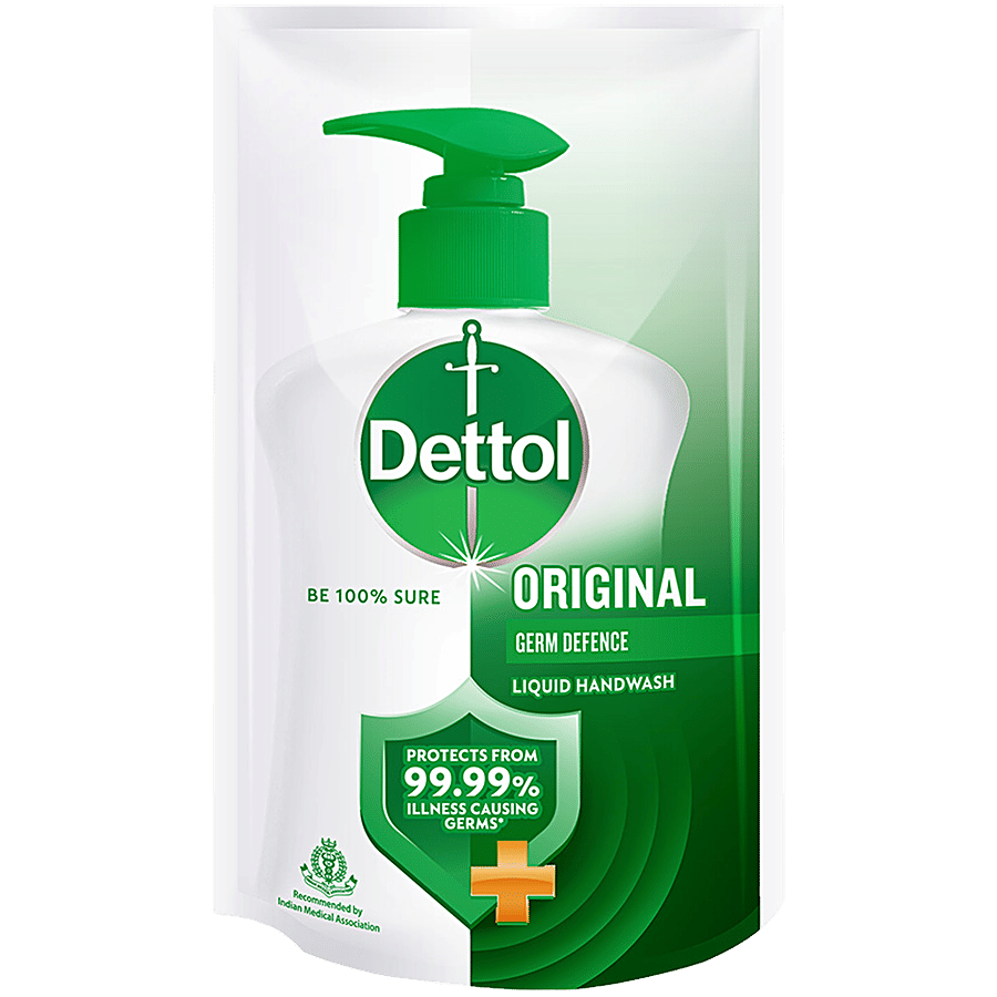 Dettol Liquid Handwash Original, 175 ml x 3 Pcs (525ml) Refill Pouch — image 2