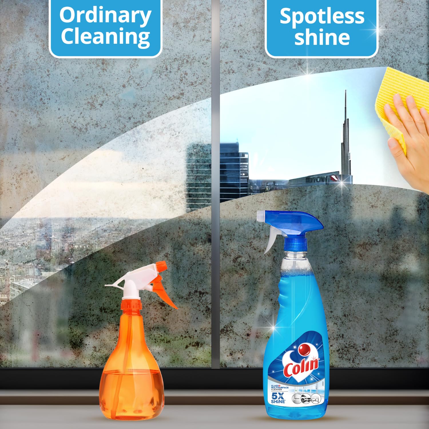 Colin Glass and Surface Cleaner Liquid Spray, 750 ml — image 2