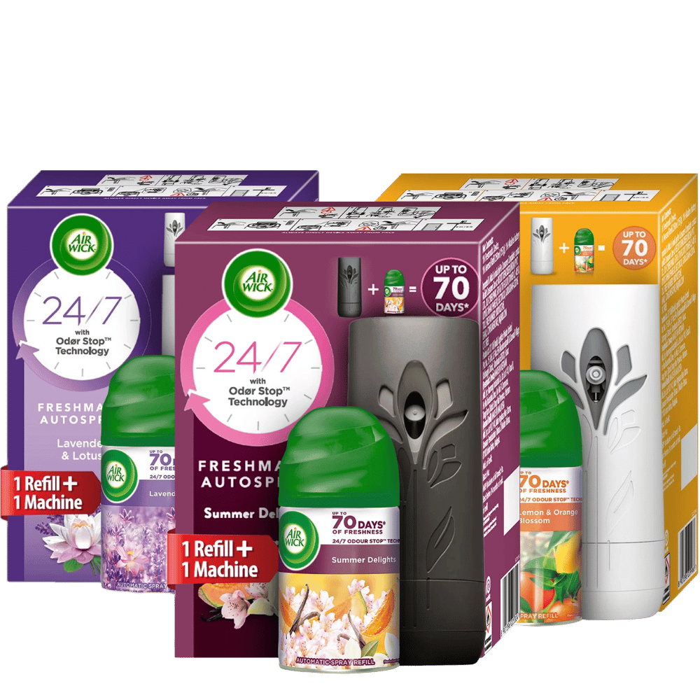 Air Wick Freshmatic Automatic Air Freshener Set (1 Dispenser & 1 Refill 250 ml),, Ramdom / Mix - 250 ml — image 1