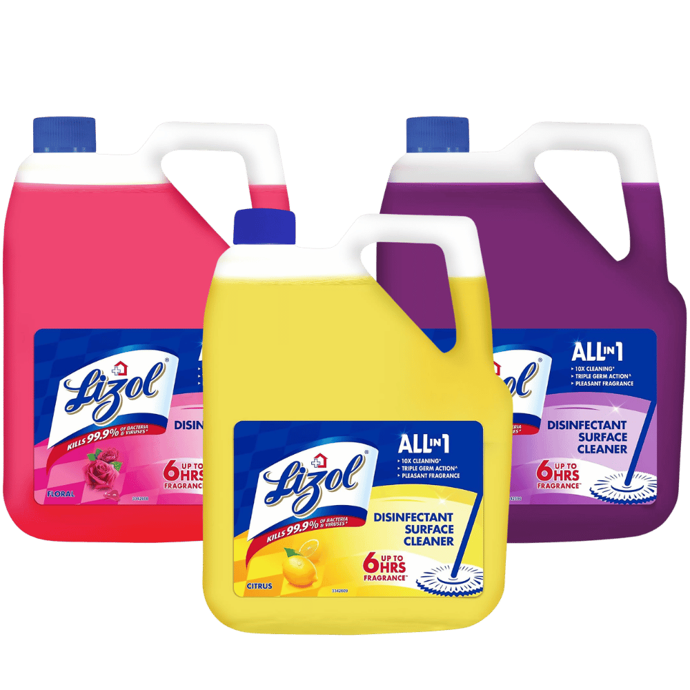 Lizol All In 1 Disinfectant Surface & Floor Cleaner, 5 L — image 1