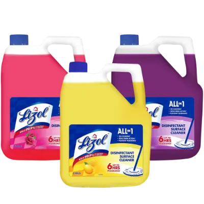 Lizol All In 1 Disinfectant Surface & Floor Cleaner, 5 L — image 1