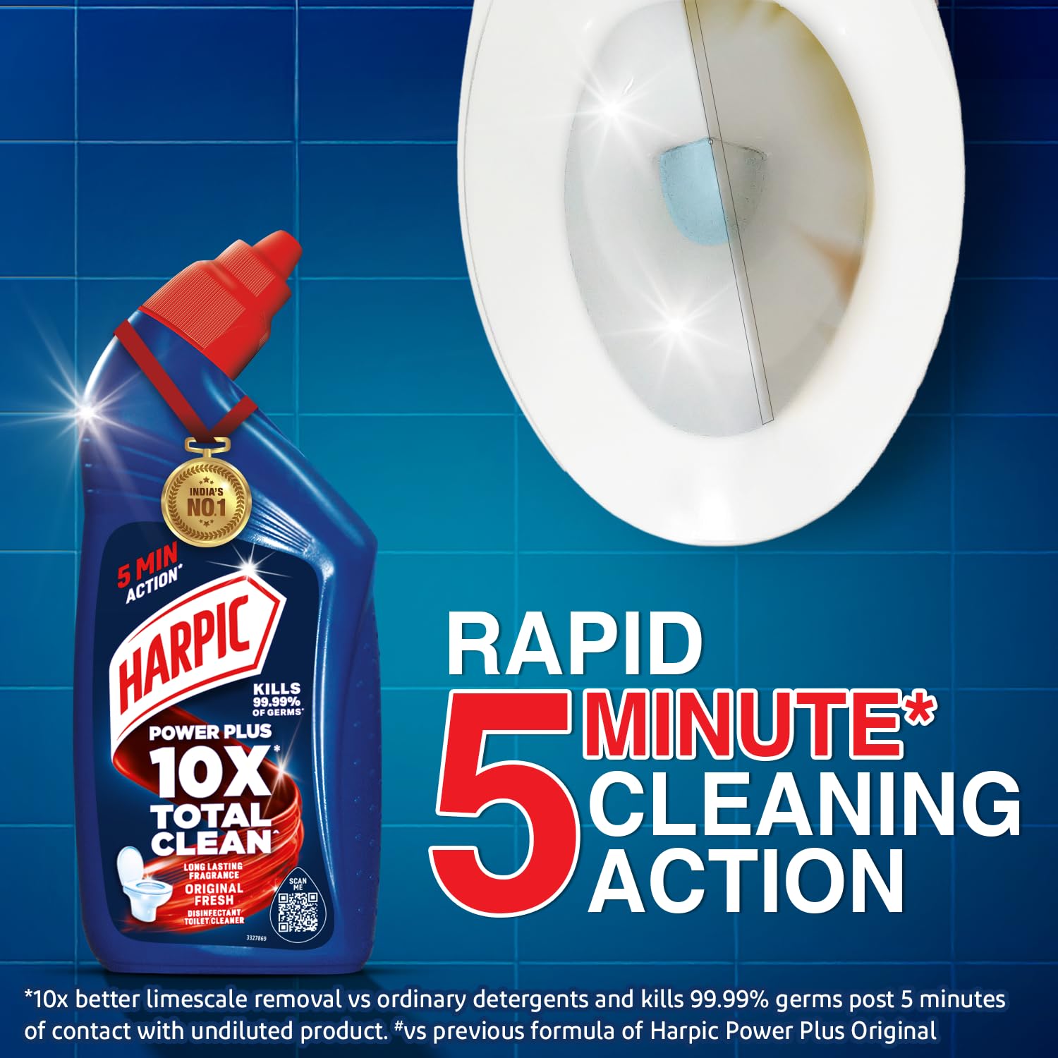 Harpic Powerplus Toilet Cleaner Original, 200 ml — image 5