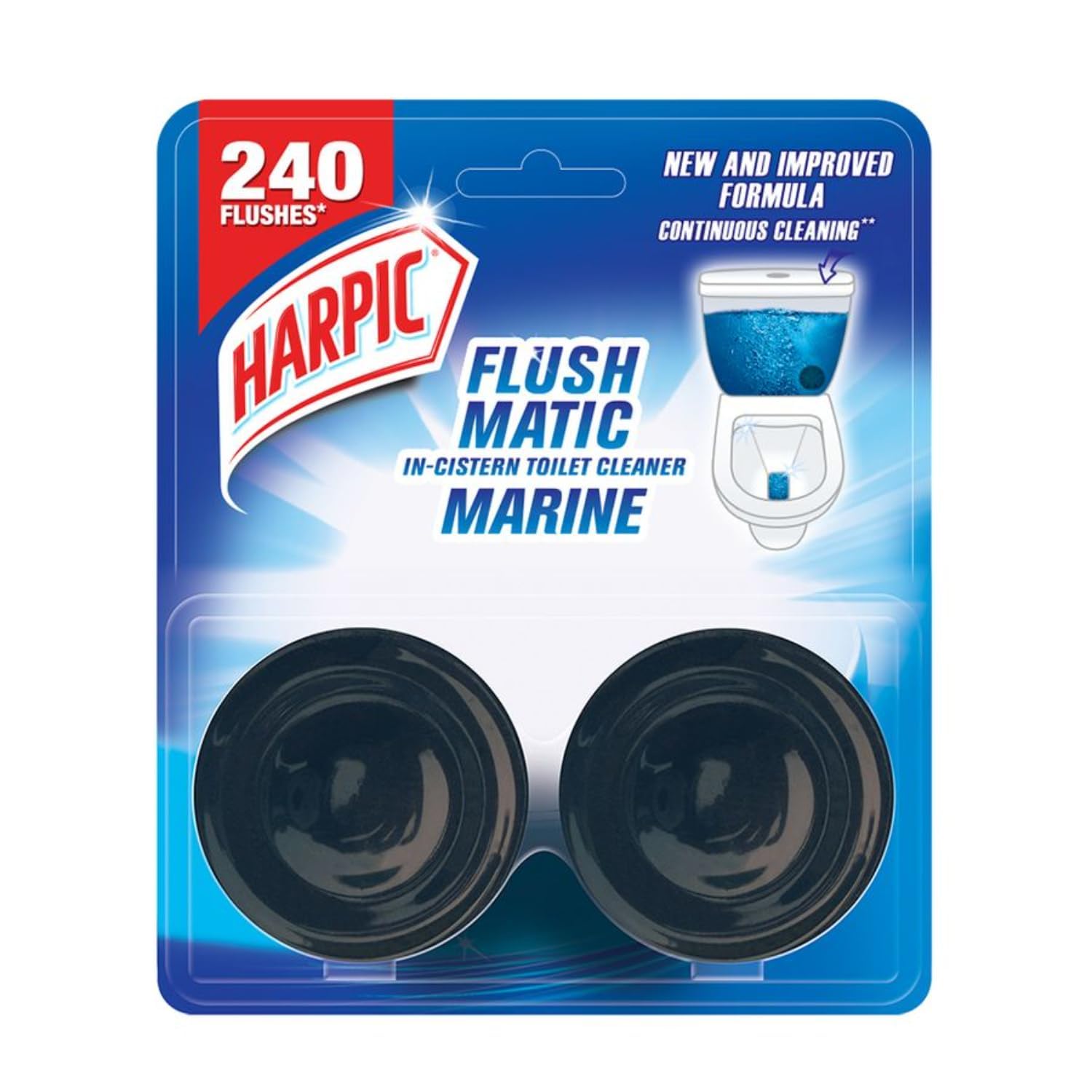 Harpic Flushmatic | In-Cistern Toilet Cleaner Blocks, 100 gm — image 1