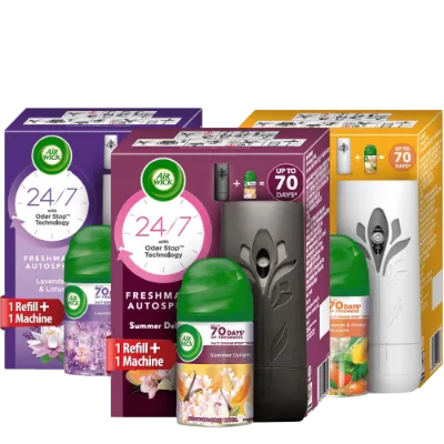 Air Wick Freshmatic Automatic Air Freshener Set (1 Dispenser & 1 Refill 250 ml), 250 ml — image 1