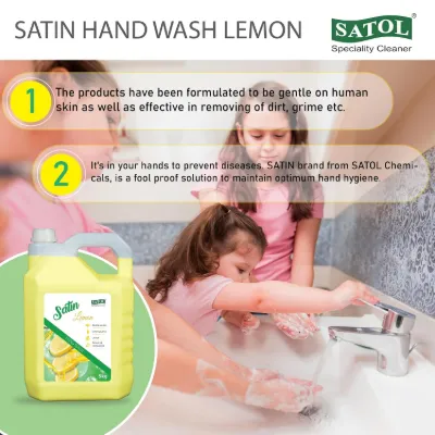 Satol Satin Liquid Handwash, Lemon - 5 Kgs — image 5